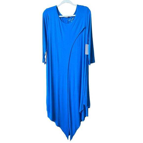 Soft Surroundings BLUE Alexandra Dress Azure NWT - Picture 2 of 8